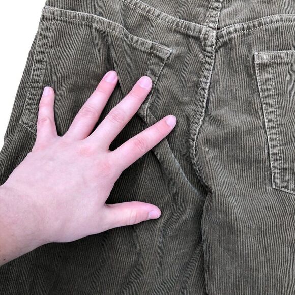 Calvin Klien Jeans Size 34 Corduroy Pants Green - Picture 10 of 12